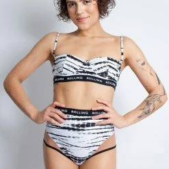 Rolling Alpha High Waisted Hot Pants - Zebra