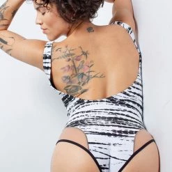 Rolling Alpha Bodysuit - Zebra All Pole Wear