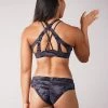 All Pole Wear Off The Pole Criss Cross Sports Bra - Black Camouflage
