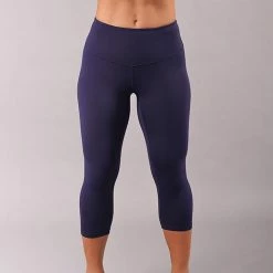 Off The Pole Cropped Lifestyle Leggings - Navy