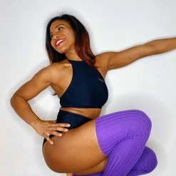 Pole Junkie Thigh High Legwarmers - Purple