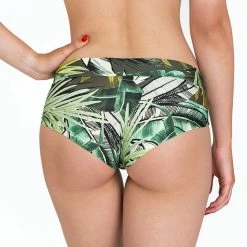 Dragonfly Hot Pants - Fresh Leaf Print New In
