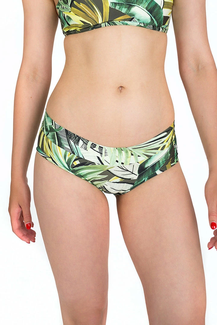 Dragonfly Hot Pants - Fresh Leaf Print New In
