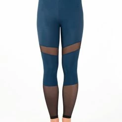 Dragonfly Barbara Leggings - Petrol Mesh All Pole Wear