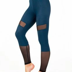Dragonfly Barbara Leggings - Petrol Mesh All Pole Wear