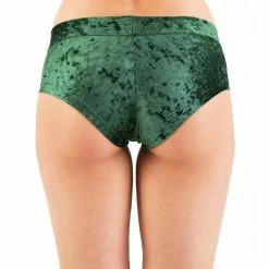 Dragonfly Hot Pants - Velvet Emerald All Pole Wear
