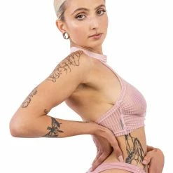 Naughty Thoughts XXX Rated See Through Top - Pink