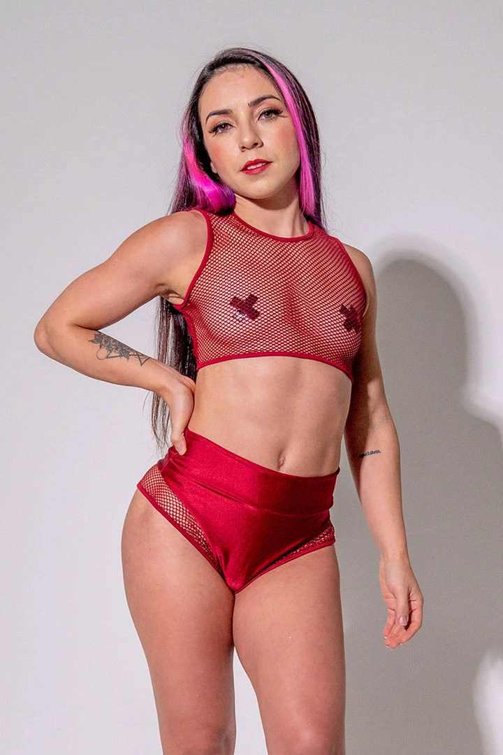 New In Sorte Feeling Myself Top - Red