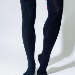 Accessories Sorte Bewbz Over The Knee Socks