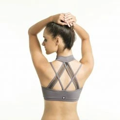 Poledancerka X Back Top - Grey