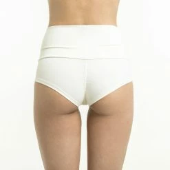 Poledancerka High-Low Brazil Shorts - Ivory