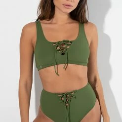 RAD Nib Athletic Top - Khaki