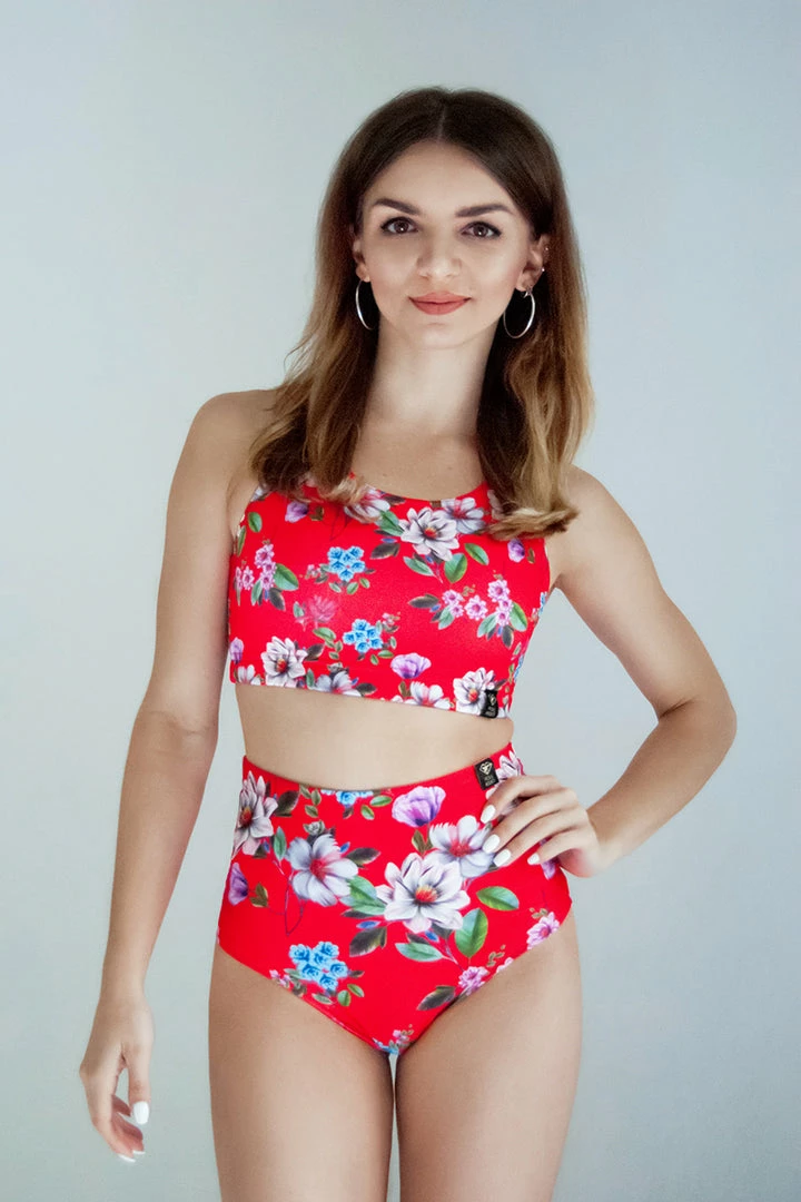 Pole Addict High Waisted Shorts - Just Blossom All Pole Wear