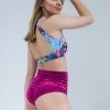 Pole Addict Spicy Velvet High Waist Shorts - Purple
