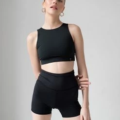 Pole Addict Cross Back Top - Black All Pole Wear