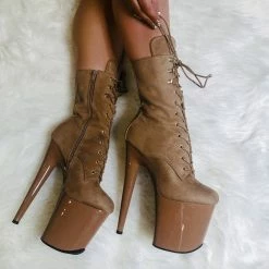 Shoes Hella Heels Hoedown 8inch Boots - Desert