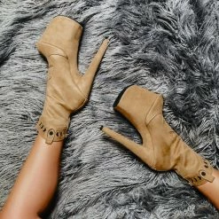 Hella Heels Ride'em 8inch Boots - Desert