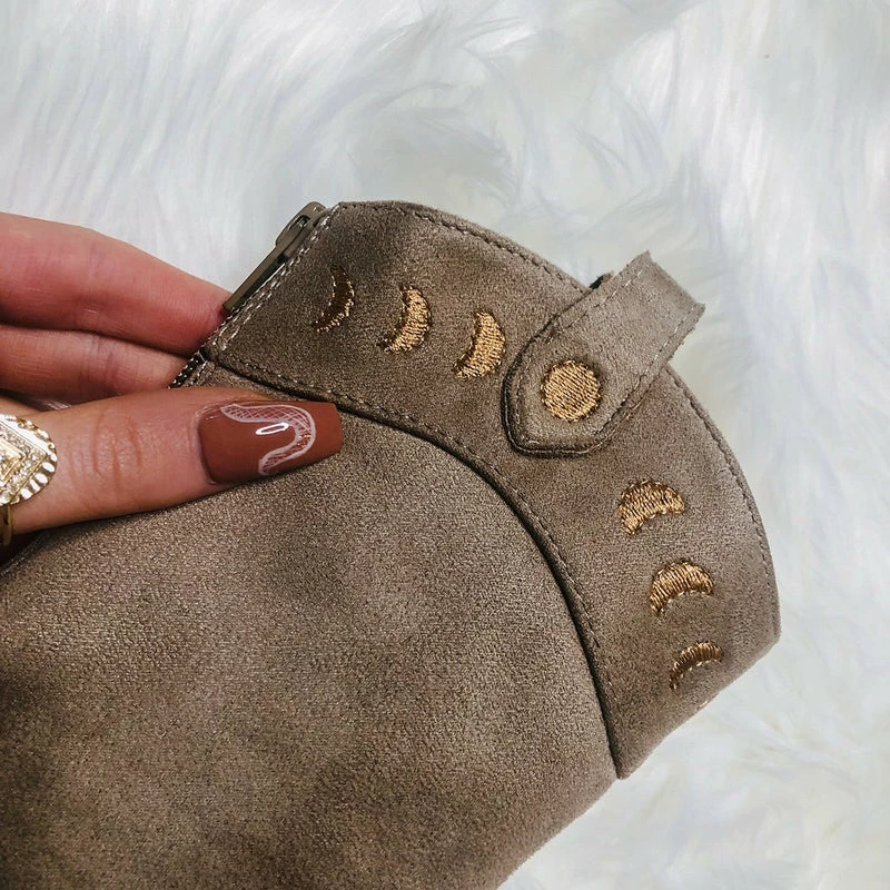 Hella Heels Ride 'em 8inch Boots - Dusky Shoes