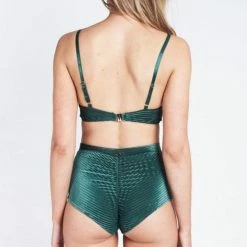 Lunalae Lana Top - Emerald Velvet All Pole Wear