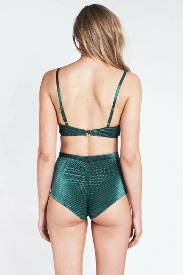 Lunalae Lana Top - Emerald Velvet All Pole Wear