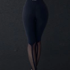 Paradise Chick Sirène Back Seam Leggings - Black