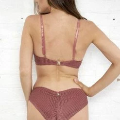 Lunalae Lana Low Rise Shorts - Dusty Rose Velvet All Pole Wear