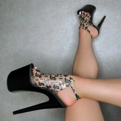 Shoes Hella Heels Make It Reign 8inch Stilettos - Black