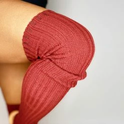 Pole Junkie Thigh High Legwarmers - Burgundy