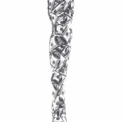 Pleaser USA Flamingo-3000DP 8inch Thigh High Pleaser Boots - Money Print