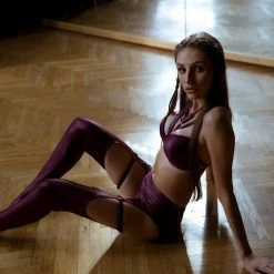 Bandurska Fayette Leggings - Mulberry