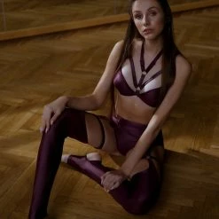 Bandurska Fayette Leggings - Mulberry