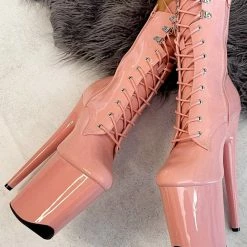 Shoes Hella Heels LipKit 8inch Boots - Candy Shop