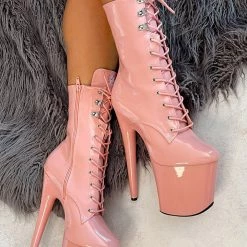 Shoes Hella Heels LipKit 8inch Boots - Candy Shop