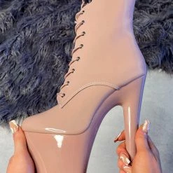 Shoes Hella Heels LipKit 8inch Boots - Boujee