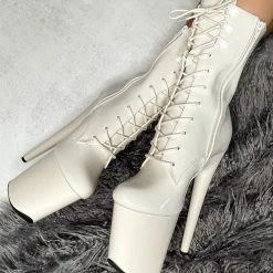 Shoes Hella Heels LipKit 8inch Boots - No Angel