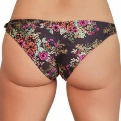 All Pole Wear Cleo The Hurricane Gunmetal Garden Scanty Pants