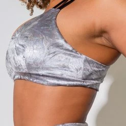 Tops Sorte Glare Top - Silver