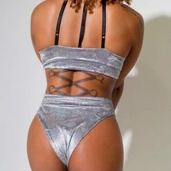 Sorte Glare Shorts - Silver All Pole Wear