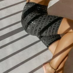 Back In Stock Creatures Of XIX Gecko Grip Biker Shorts - Black