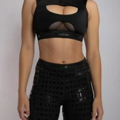 Back In Stock Creatures Of XIX Gecko Grip Biker Shorts - Black