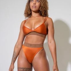 All Pole Wear Sorte Heat Top - Copper
