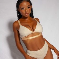 Creatures Of XIX Cora High Waisted Bottoms - Champagne