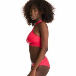 Bandurska Habibi Bottoms- Ribbed Red New In