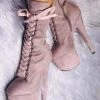 Shoes Hella Heels High BabyDoll 7inch Boots - Lilac Mink