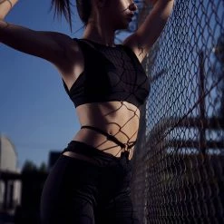 Hamade Activewear O-Ring Cycling Shorts - Black