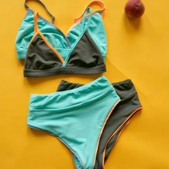 New In Exo Wear High Waist Shorts - Blue