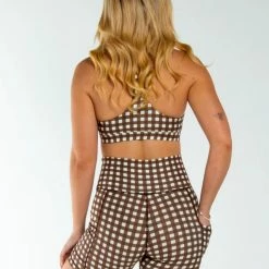 AMBR Designs Eco Biker Shorts - Gingham New In