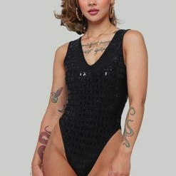 Creatures Of XIX Gecko Grip Bodysuit - Black All Pole Wear