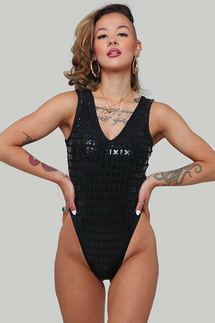 Creatures Of XIX Gecko Grip Bodysuit - Black All Pole Wear