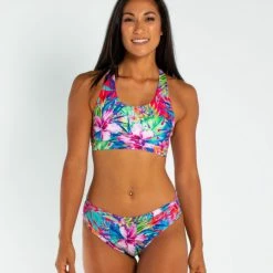 AMBR Designs Eco Crop Top - Aloha